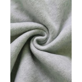 Plus Size, Women's Oversized White Dragonfly Print Hooded Sweatshirt - Long Sleeve Casual Pullover with Drawstring Hood & Kangaroo Pocket, Plus Size All-Season Comfort, Elegant White Sweater for Casual Attire, Machine Washable, Relaxed Fit with Stylish Dragonfly Back Print, Soft Fabric for Layering, Chic and Versatile Women's Fashion
