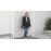 Plus Size Solid Elegant Lapel Long Sleeve Open Front Blazer for Office & Work, Women's Clothing