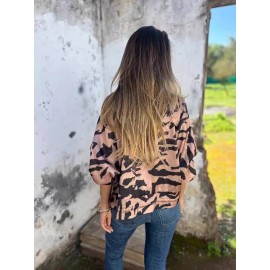 Women's Plus-Size Zebra Print Blazer Jacket - Full-Zip Front Closure, Golden-Tone Zipper & Black/White Stripes, All-Season Casual to Semi-Formal Outerwear, Machine Washable Tunic-like Jacket for Women (No Bulk, Structured Fit) - Medium Stretch Fabric, Full-Length Zipper, Chic & Versatile Design, Suitable for Layering or Standalone Wear, Plus-Size Friendly, Eye-Catching Zebra Stripe Jacket
