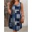 Women'S Casual Color Contrast Design Strapless round Neck Sleeveless Dress, Spring and Summer Women'S Clothing